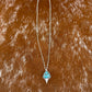 Egyptian turquoise with Silver Flare