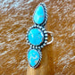 Blue Ridge Turquoise Triple Stone Ring