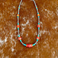 Sterling Silver Pearl 5mm, Kingman Turquoise, Spiny Oyster beaded necklace