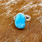 Golden Hills turquoise oval ring