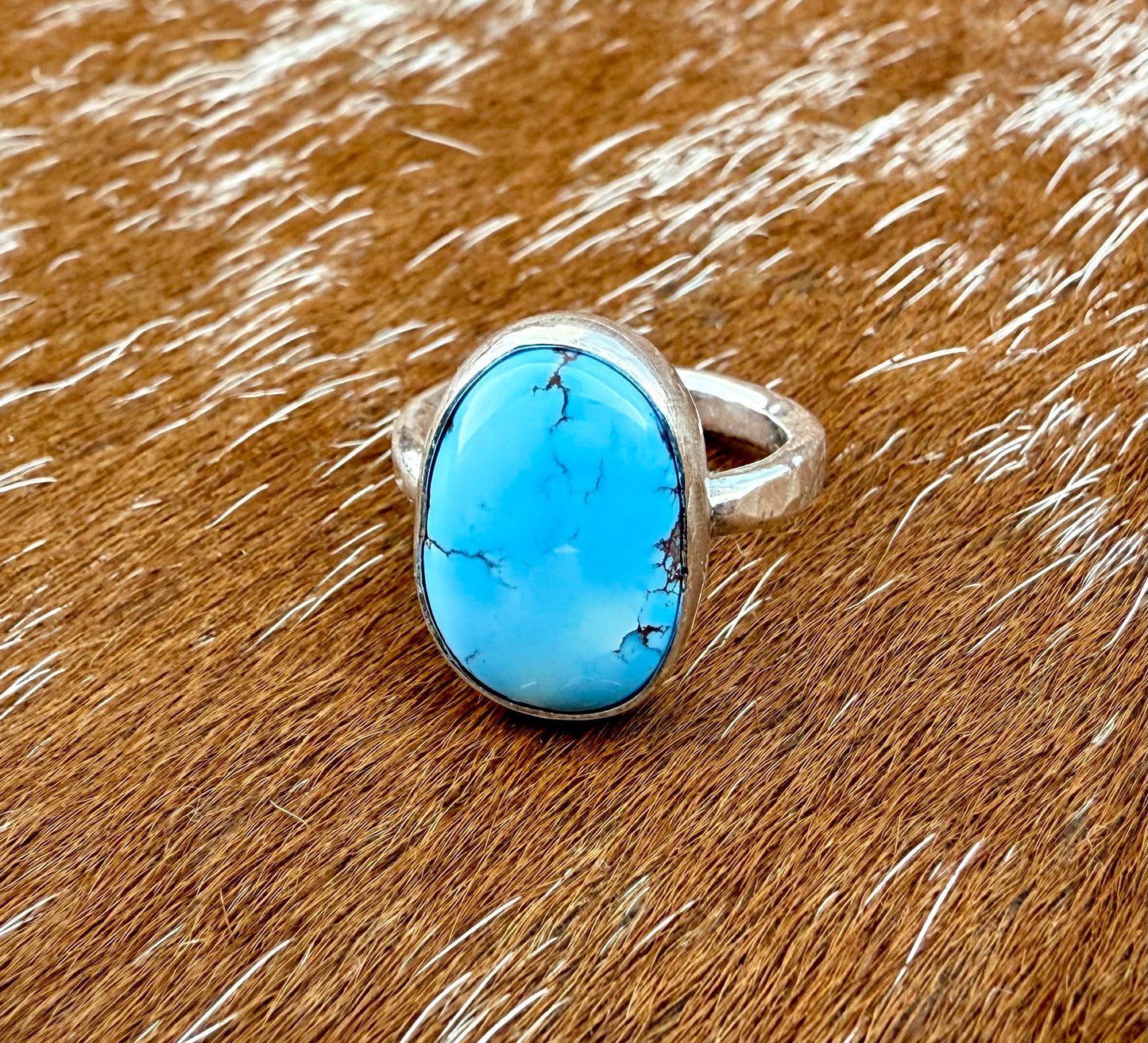 Golden Hills turquoise oval ring