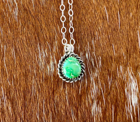 Sonoran Gold Turquoise mini necklace