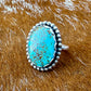 Number 8 Turquoise Ring