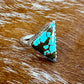 Number 8 Turquoise Triangle Ring