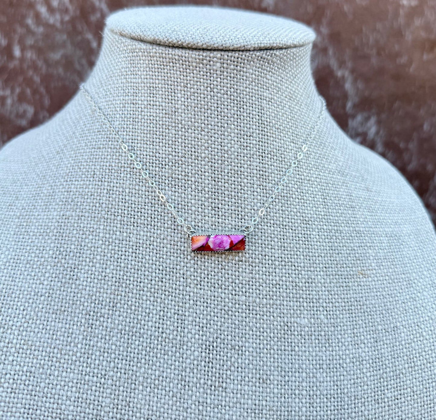 Starburst Kingman Composite Bar Necklace