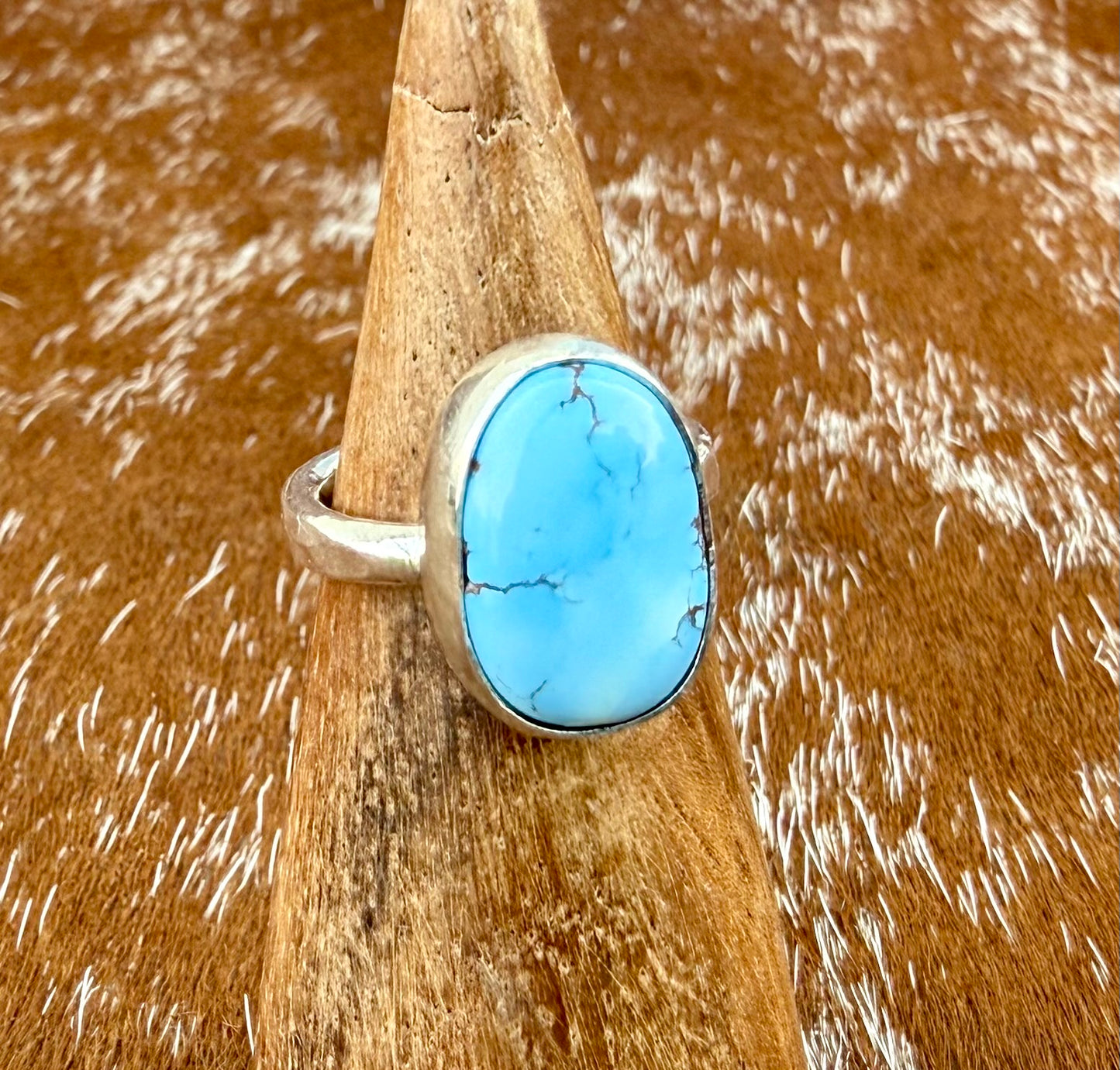 Golden Hills turquoise oval ring