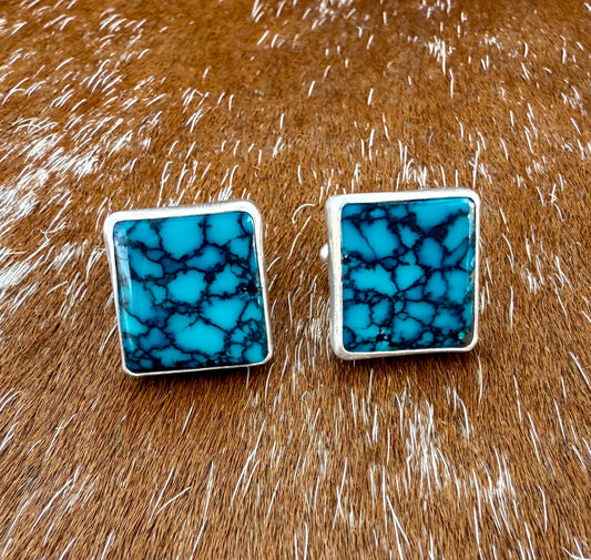 Moon River Turquoise Cufflinks