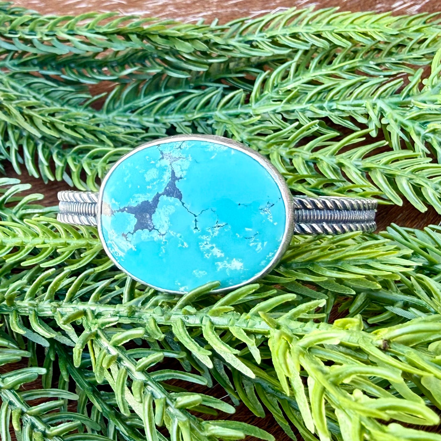 Blue Moon Turquoise cuff bracelet
