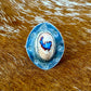 Stamped “Cowboy Hat” Mexican Fire Opal Ring