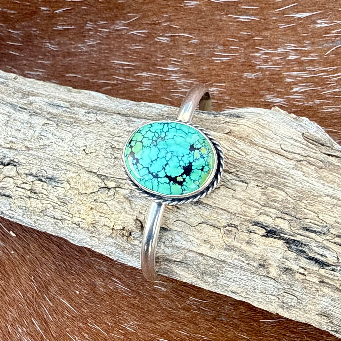 Blue Moon Turquoise cuff bracelet
