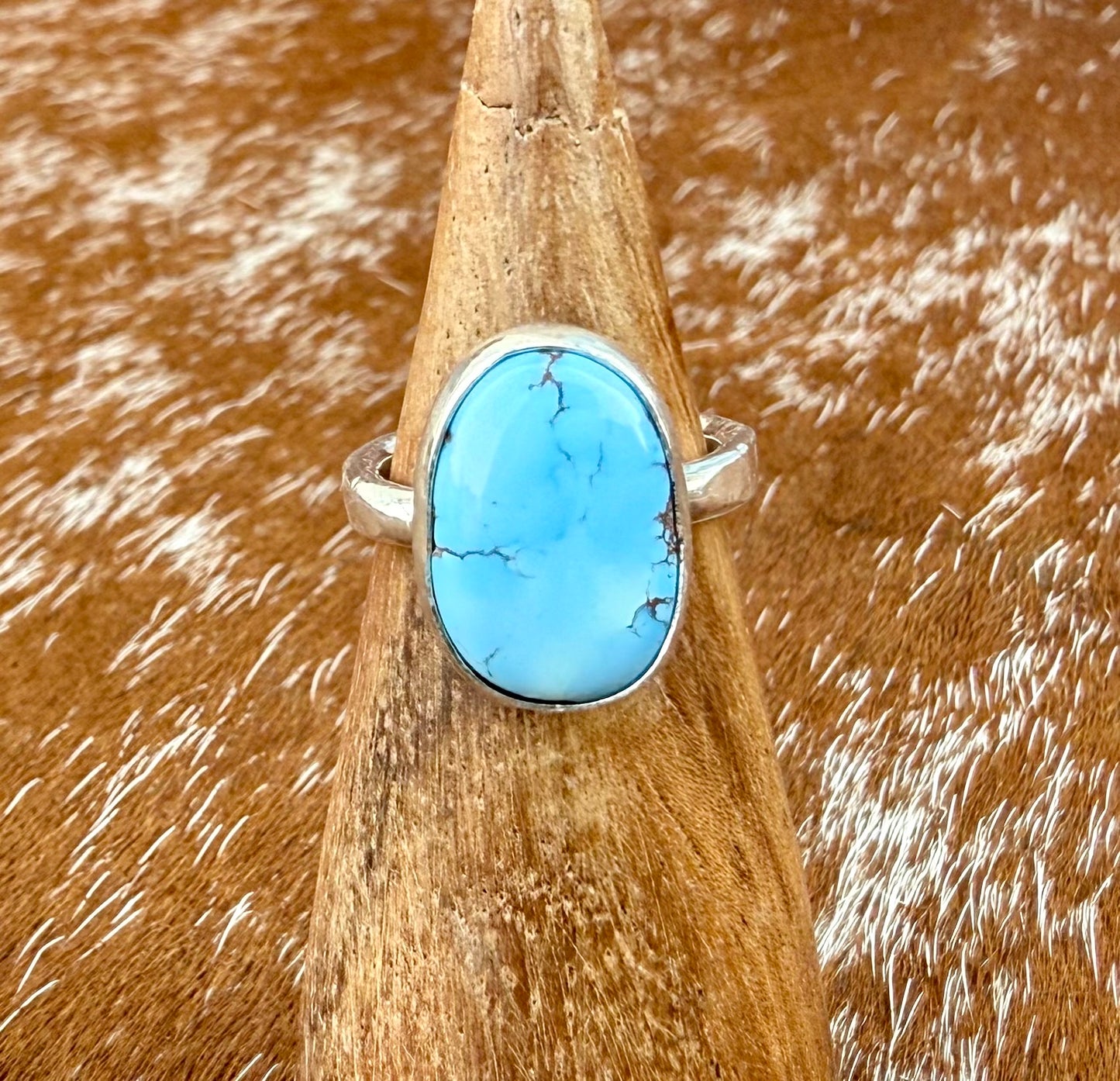 Golden Hills turquoise oval ring