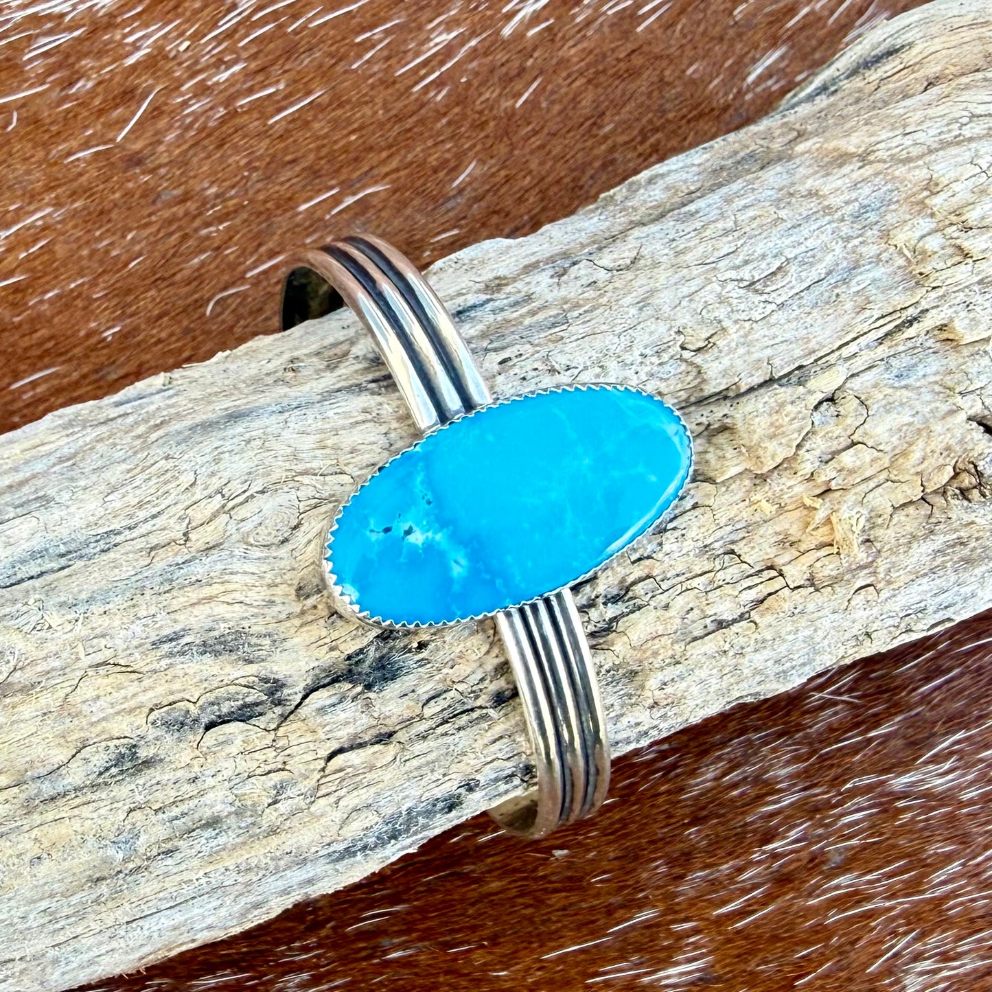 Kingman Turquoise cuff bracelet