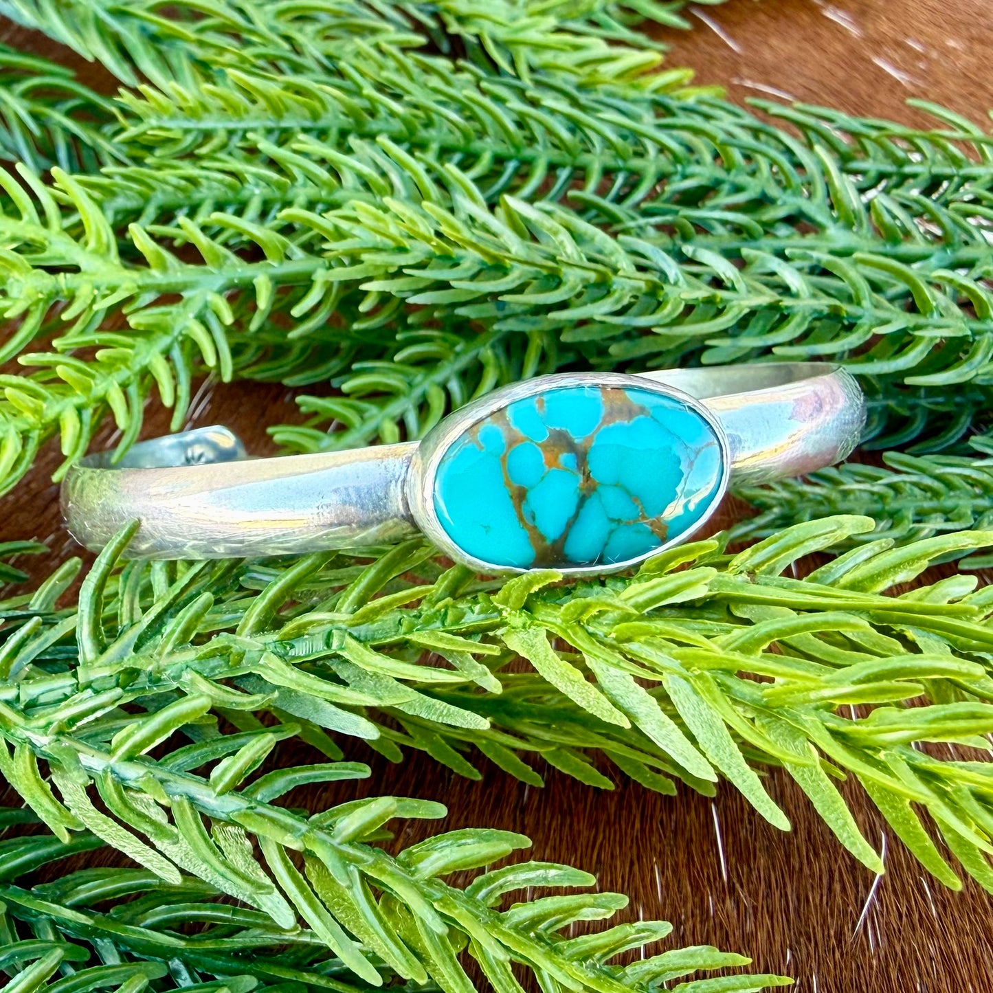 Carico Lake Turquoise cuff bracelet