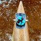 Egyptian Turquoise Arrow Stamped Ring