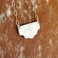 Kingman Turquoise and Spiny Oyster necklace