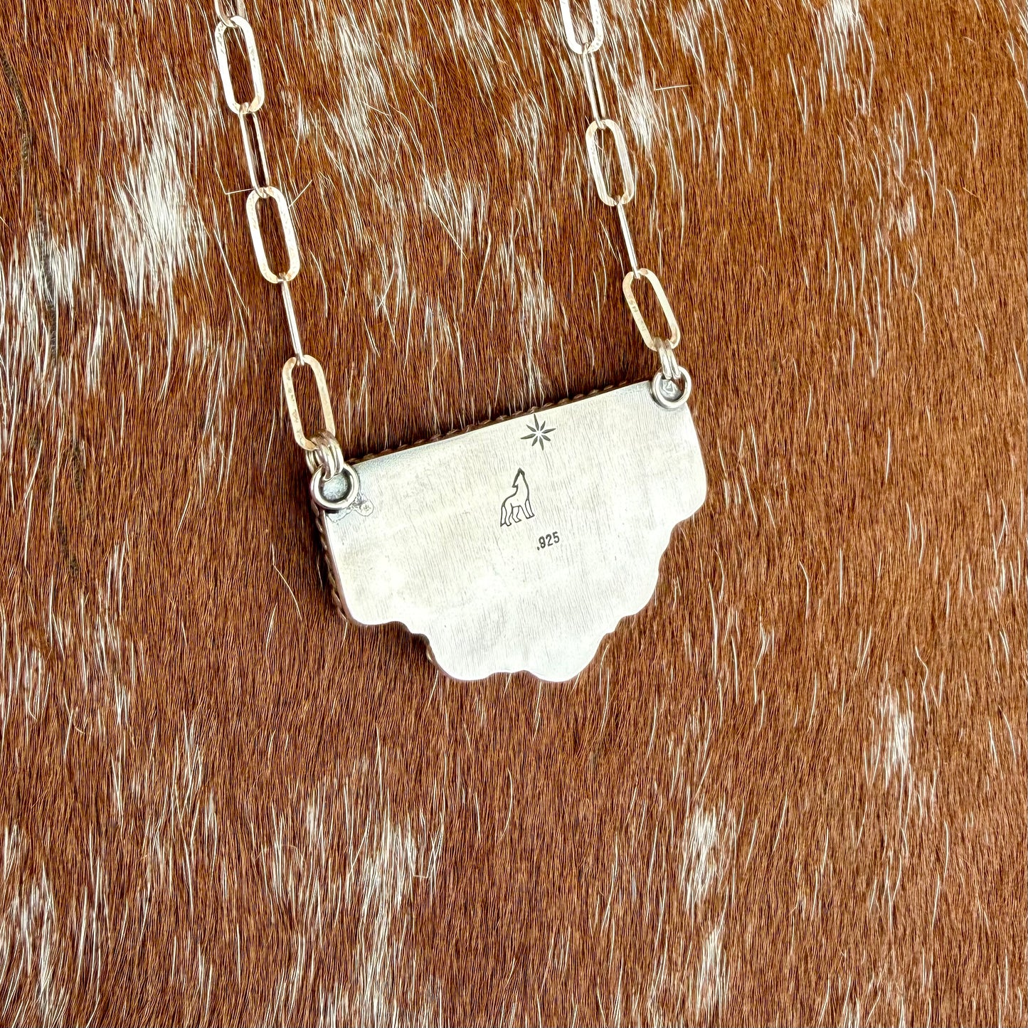 Kingman Turquoise and Spiny Oyster necklace