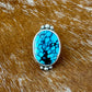 Moon River Turquoise Split Shank Ring