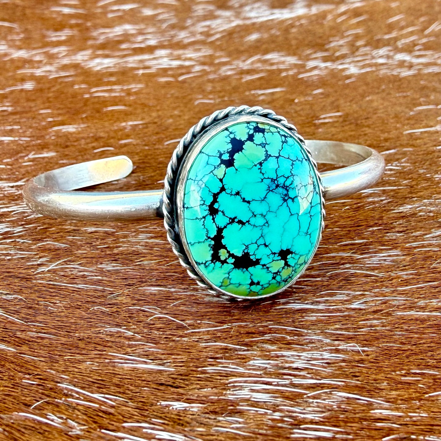 Blue Moon Turquoise cuff bracelet