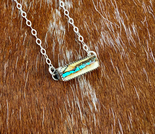 Royston Ribbon Turquoise Chain Bracelet