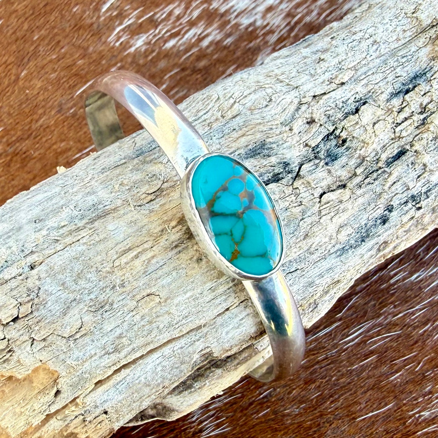 Carico Lake Turquoise cuff bracelet