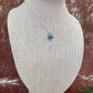 Egyptian turquoise with Silver Flare