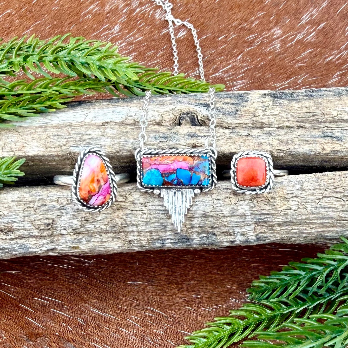 Kingman Starburst Composite Ring