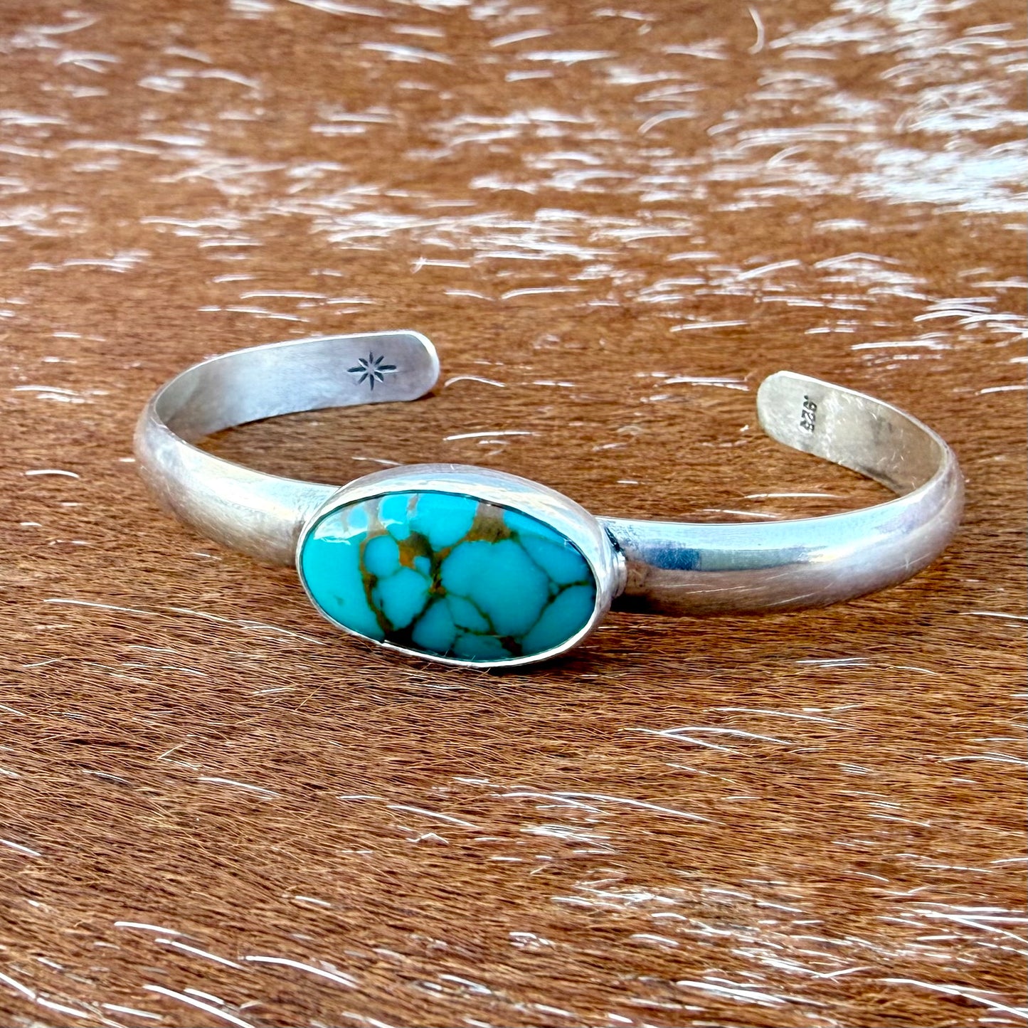 Carico Lake Turquoise cuff bracelet