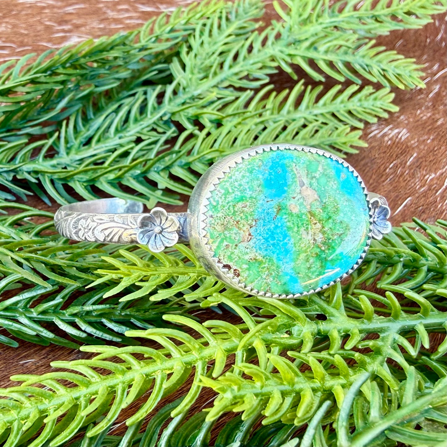 Sonoran Turquoise cuff bracelet