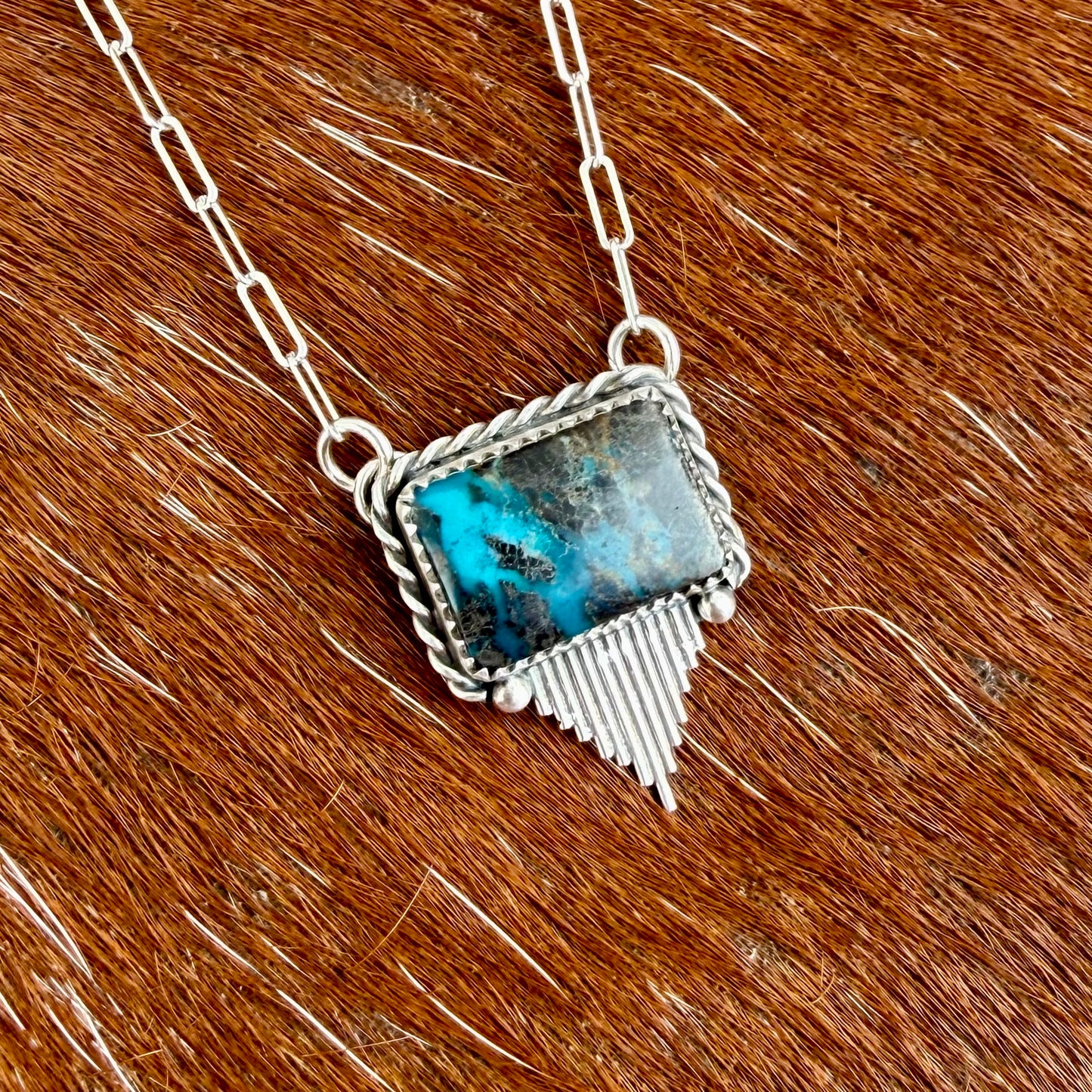Sierra Nevada turquoise with Silver Flare
