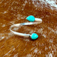 Kingman Turquoise wrap cuff bracelet