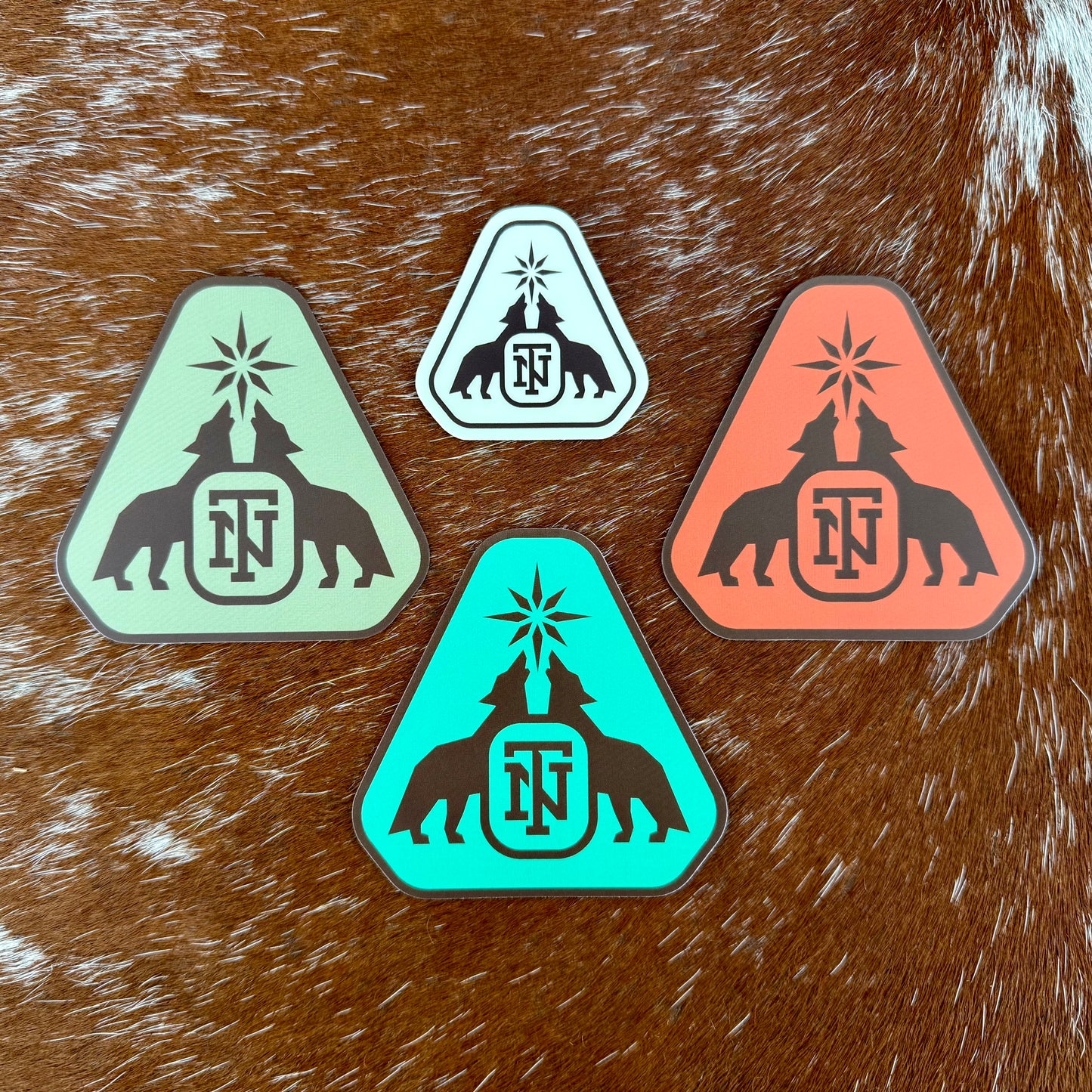 True North Silver & Stone Vinyl Sticker