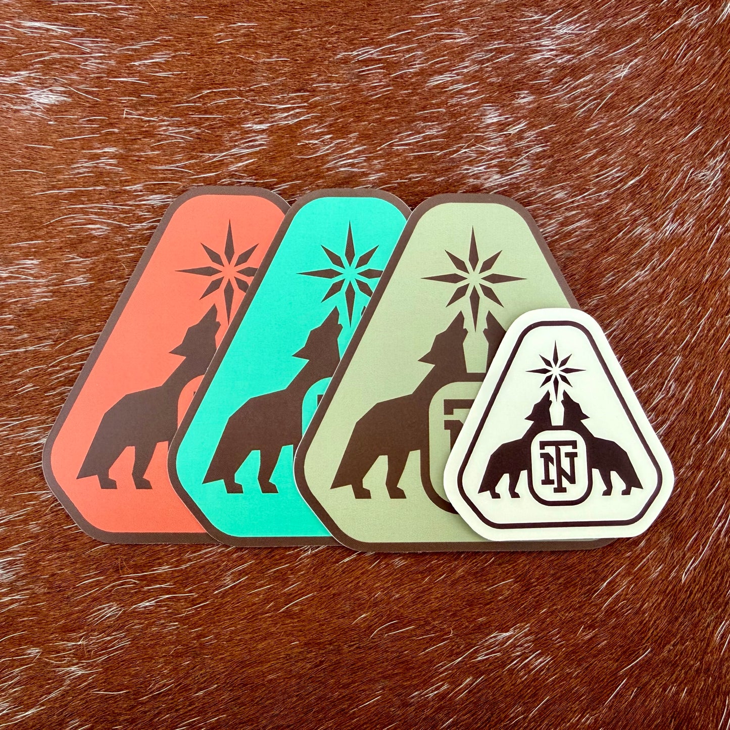 True North Silver & Stone Vinyl Sticker