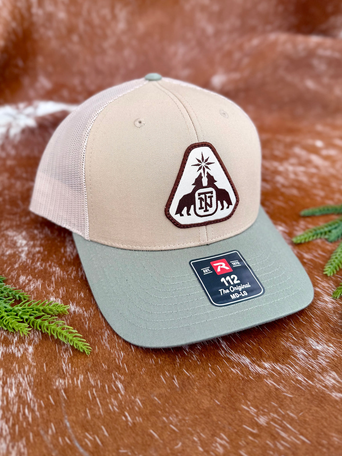 True North Silver & Stone logo hat