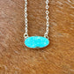 Whitewater Turquoise Bar Necklace