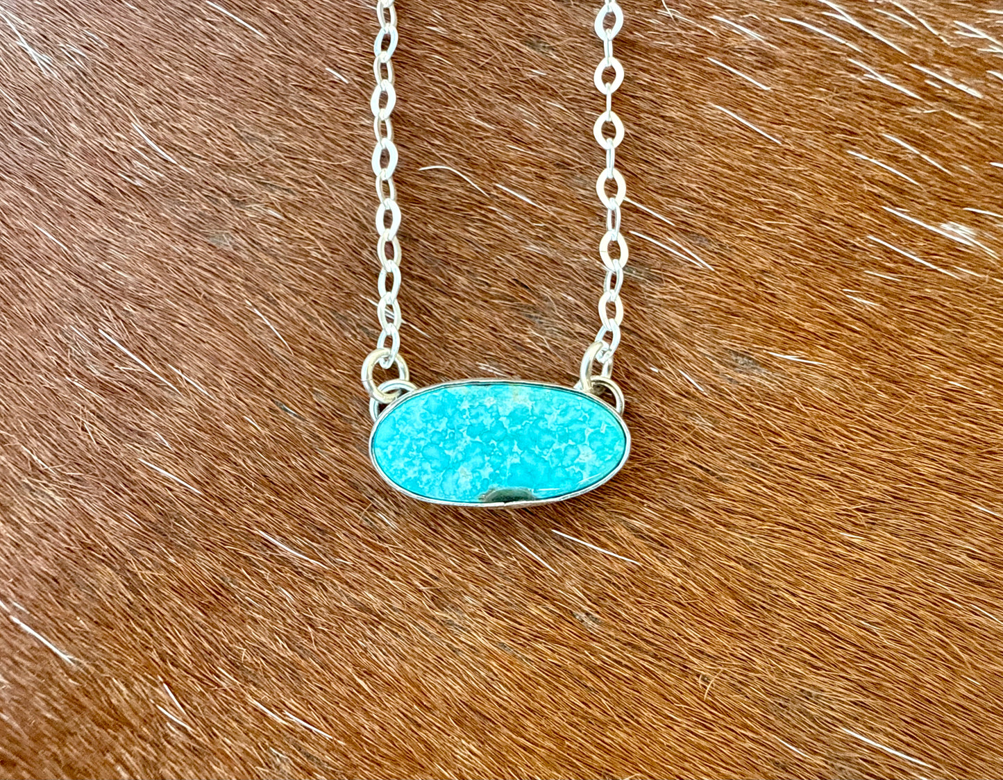 Whitewater Turquoise Bar Necklace