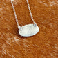 Royston Turquoise oval bar necklace