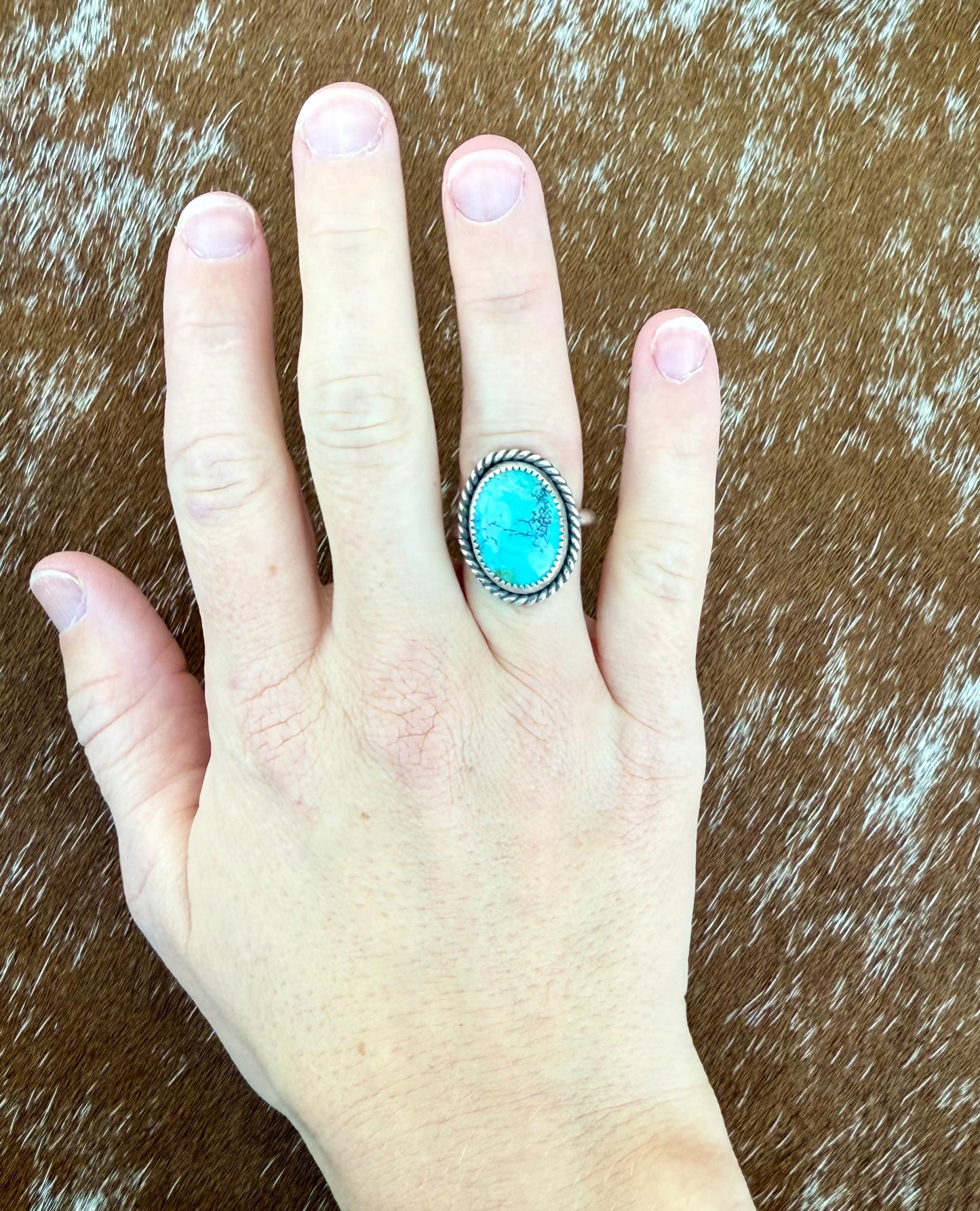 Kingman Turquoise Ring