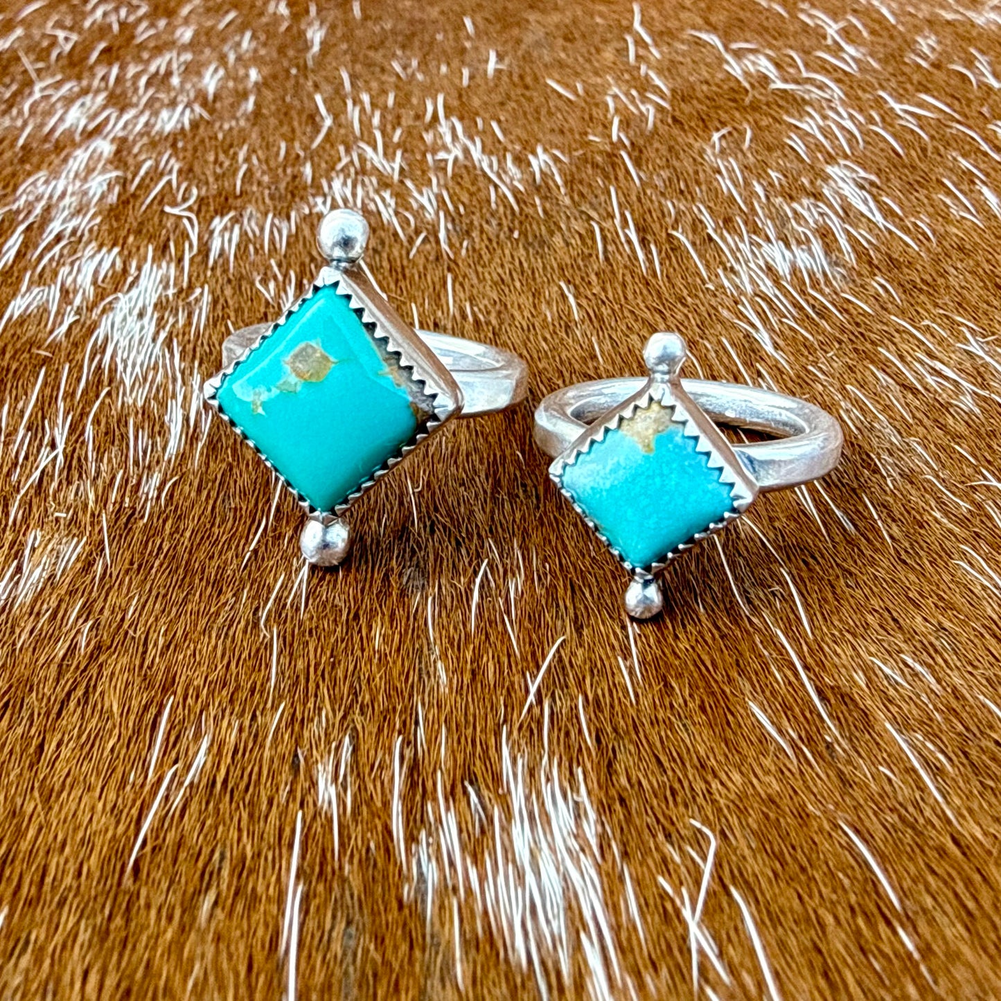 Mini Cassie Style Ring - Kingman Turquoise