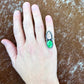 Sonoran Gold Turquoise & Mexican Fire Opal Double Stone Necklace