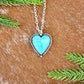 Sierra Nevada Turquoise heart necklace