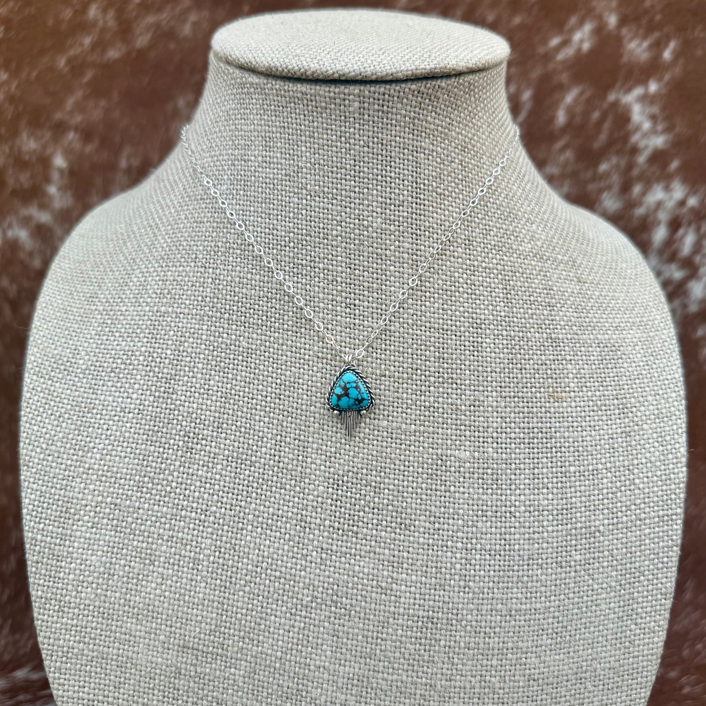 Egyptian turquoise with Silver Flare