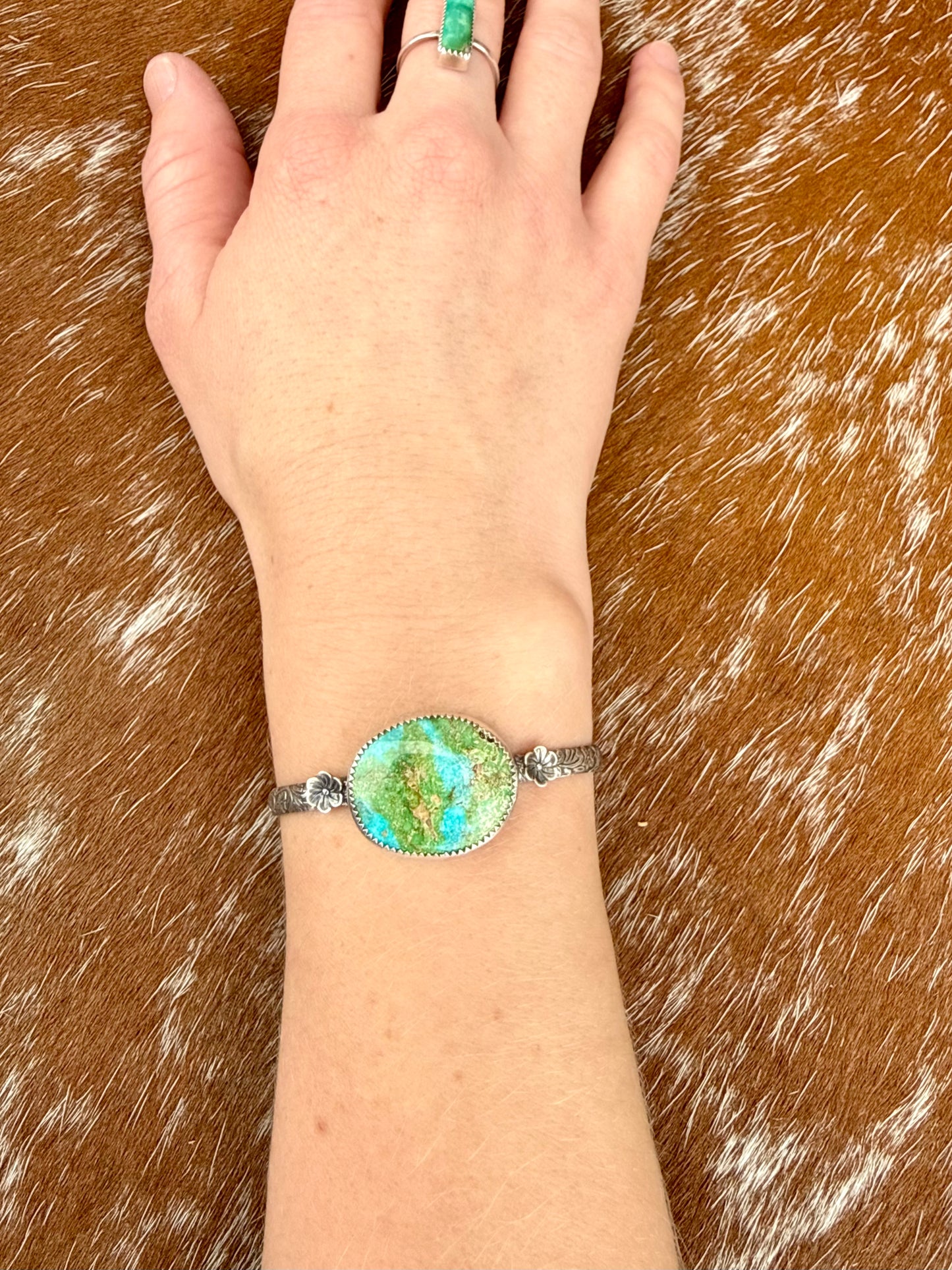 Sonoran Turquoise cuff bracelet