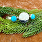 White Buffalo and Kingman Turquoise cuff bracelet