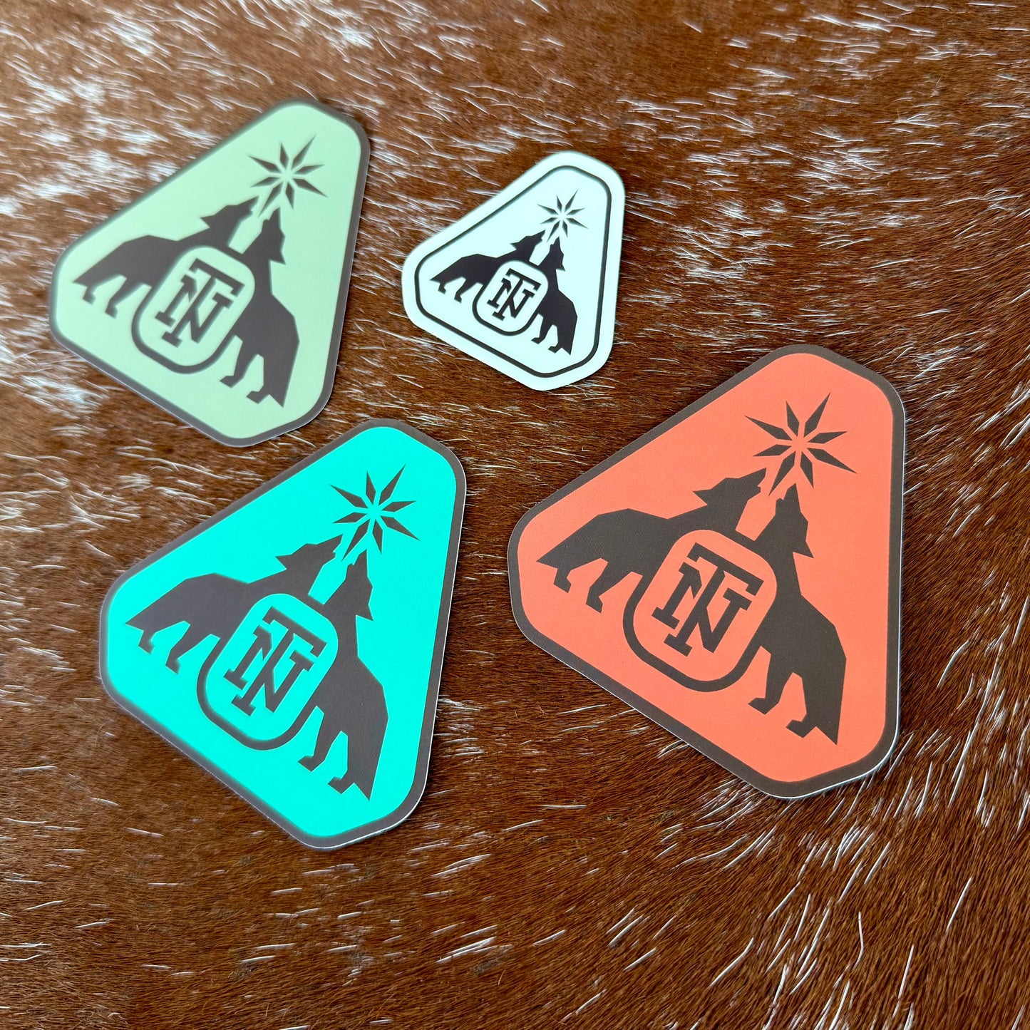 True North Silver & Stone Vinyl Sticker