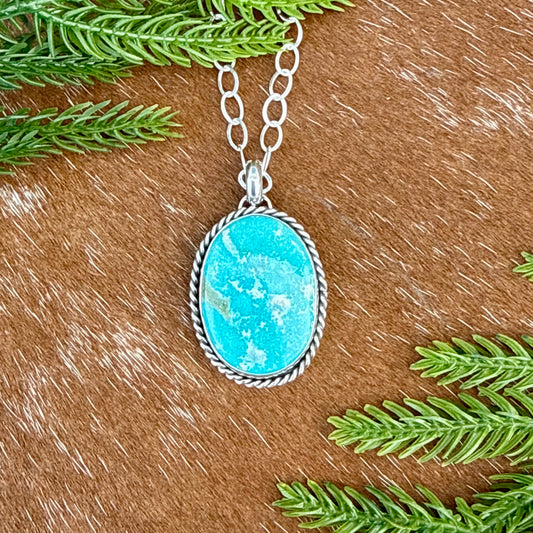 White Water turquoise necklace