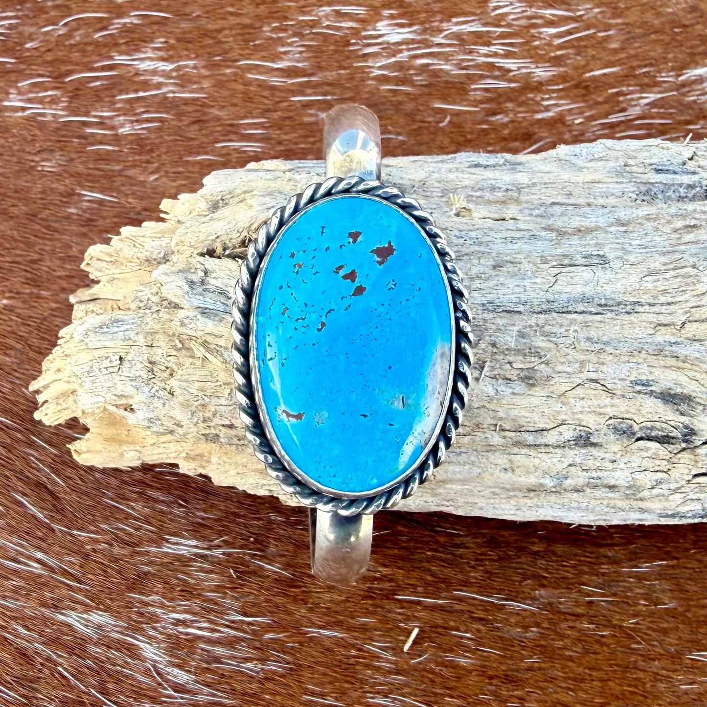 Kingman Turquoise cuff bracelet