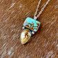Number 8 Turquoise & Owyhee Picture Jasper Necklace
