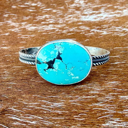 Blue Moon Turquoise cuff bracelet