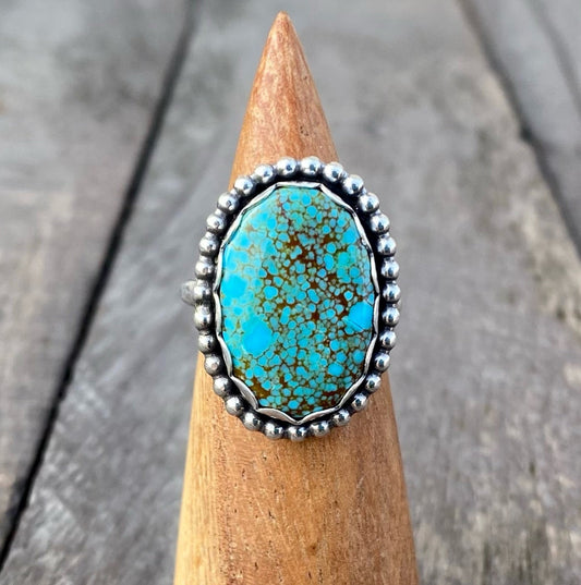 Number 8 Turquoise Ring