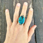 Moon River Turquoise Split Shank Ring